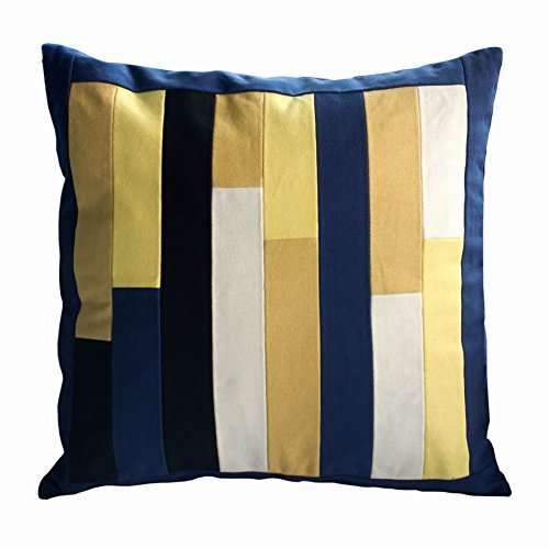 Hidden Zipper Design Patchwork Funda de almohada decorativa de la almo