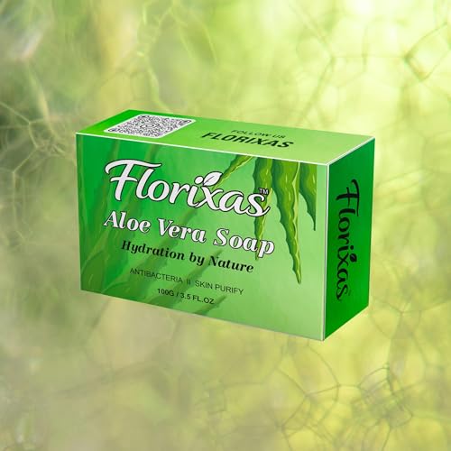 Image of Aloe Vera Soap 100g Pack of 2 | Moisturizing Herbal Bath Bar Dry Skin Hydration Gentle Cleansing Soft Smooth Nourished Unisex