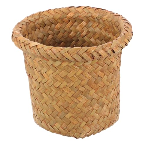 ARTSEWPLY Cesto Intrecciato Multifunzione per Rifiuti e Biancheria Bidone Spazzatura Decorativo Dimensione Adatto per Soggiorno Camera e Bagno