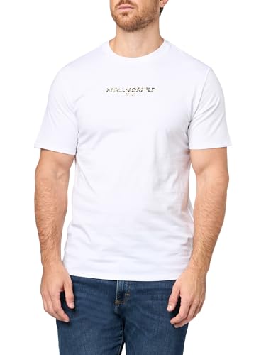 KARL LAGERFELD Men's Pullover Short Sleeve Camo Logo T-Shirt