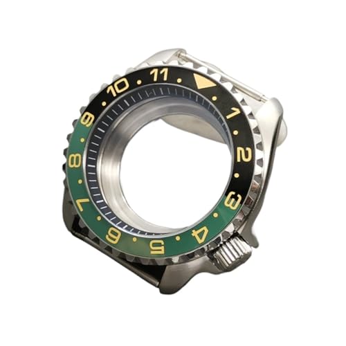 42mm �V���o�[ SKX007 ���v�P�[�X �h�[���T�t�@�C�A�K���X�t�� NH35 NH36 4R 6R 7S ���[�u�����g�p - �����o�b�N�J�o�[�p�[�c(25)