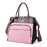 OTraki Lunchtasche Damen Groß 20L Isolierte Kühltasche Faltbar Auslaufsicher Wasserdichte Picknicktasche Lunch Bag Brotdose Tasche für Arbeit Schule Reisen und Picknick