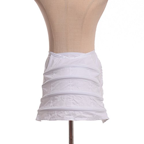 GRACEART Women's Victorian Crinoline Hoop Bustle Cage Pannier (Style-04)