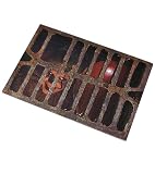 Exslend Felpudo de Halloween 3D, Felpudo de Payaso de Alcantarillado Oxidado de Terror Halloween Decoracion, Felpudo Entrada Casa Decoracion Halloween para Uso en Interiores, 40 x 60 cm