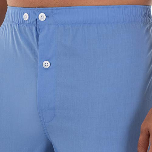 Image of Fruit of the Loom Men's Long Sleeve Broadcloth Pajama Set