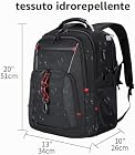 Foto di KROSER Zaino da uomo, 18,4 pollici Laptop Backpack