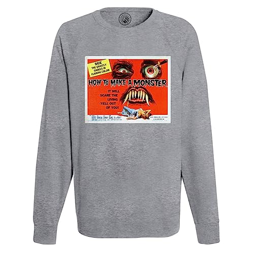 Sweatshirt Homme How to Make a Monster un cadeau original avec affiche de film rétro