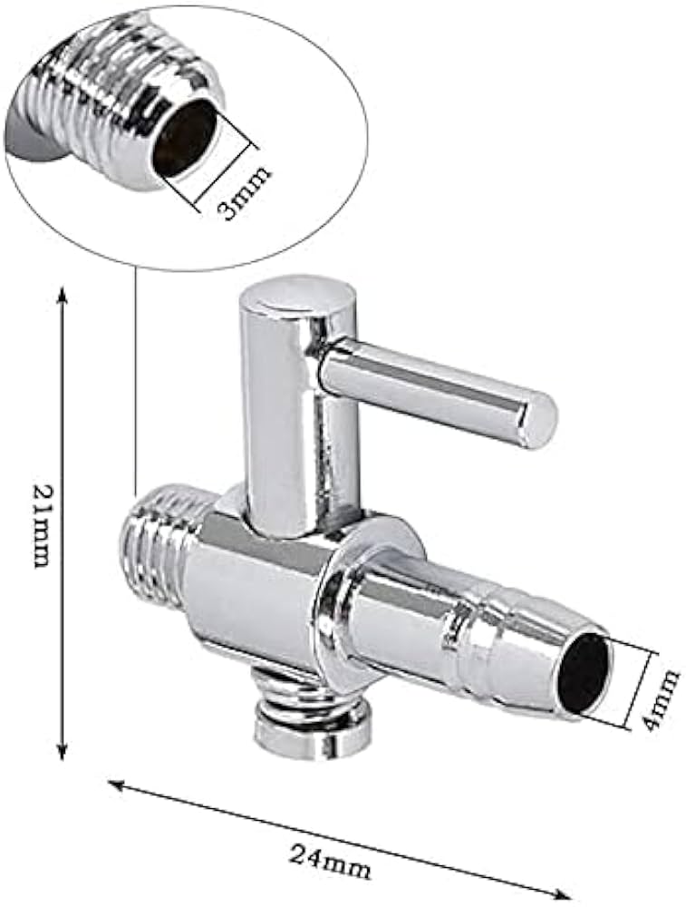 Amazon.co.jp: エアーチューブ 水槽 一方コック レバーバルブ エア