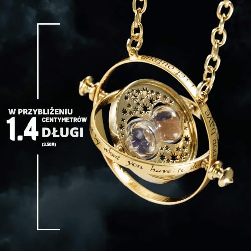 Noble Collection NN7017 Zmieniacz Czasu Hermiony Granger, 3,5 cm, Złoty