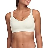 creamy fabrics Seamless Compact Push-Up BH – Damen BH ohne Bügel – Nahtloser bügelloser Push-Up BH mit extra herausnehmbaren Pads – Hebt & formt die Brust – Atmungsaktiv & perfekte Passform