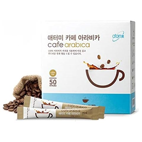 Atomy 50 Sticks Cafe Arabica Instant coffee mix Arabica Coffee & Natural Casein Cover