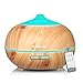 BANLVS Humidificador Aromaterapia Ultrasónico con Mando a Distancia, 400ML Difusor de Aceites Esenciales de 7-Color LED y 4 Temporizador, Purificador Aire Bebé para Hogar, Dormitorio