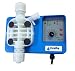 Pompa dosatrice elettromagnetica analogica a dosaggio costante con portata regolabile per dosaggio liquidi modello ME1-CA - 5 l/h @ 9 bar 230 Vac, testata PVDF con tenute viton