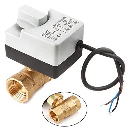 Vanne à boisseau sphérique motorisée pour chauffage AC220V - 3