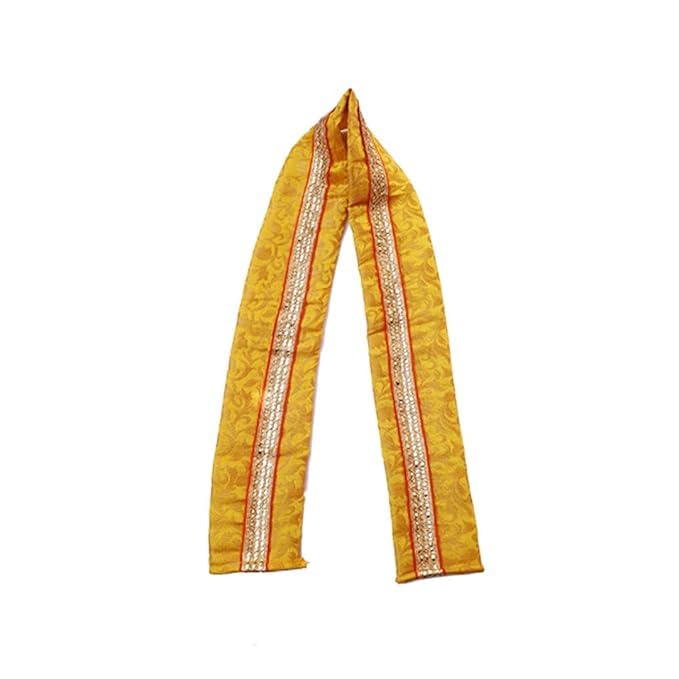 Image of ITSMYCOSTUME Krishna Dress for Baby Boy Kids Set of 10(Dhoti,Patka,Hip Cover,Mukut,Morpankh,Bansuri,Kamarband,Bajuband,Kundal) Little Krishna Ji Kanha Janmasthmi Costume for Kids