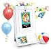 HP Sprocket Photo Booth Sofortbild-Farbfotodrucker, 10,1" (25,6 cm) Touchscreen, Ringlicht, individuelle Rahmen, 3 x 4 (7,6 x 10,1 cm) Zink-Fotopapier, Weiß.
