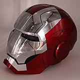 ★ 【3 tipi di metodi di controllo】 Il controllo vocale, il telecomando e il sensore tattile sono 3 modi per controllare il casco Iron Man. Indipendentemente dal telecomando, dal controllo touch o dal controllo vocale, l'intervallo tra ogni operazione deve essere superiore a due secondi, altrimenti la reazione potrebbe essere lenta.