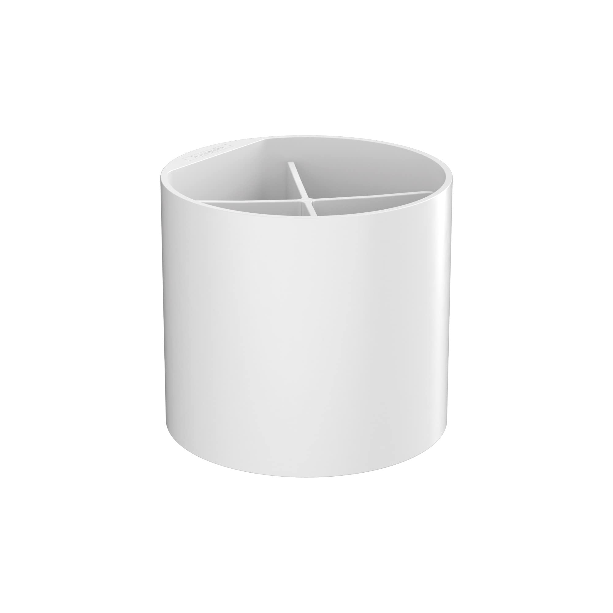 Hansgrohe WallStoris Tooth Brush Holder, Bathroom Accessory,, Matt White, 27921700