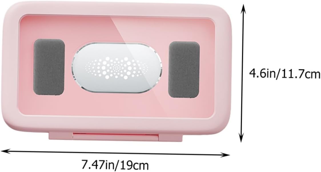 CHILDWEET Wall-Mounted Phone Holder for Shower Anti-Fog Touchscreen Storage Rack Easy Installation Strong Load-Bearing Capacity for Bathroom Use