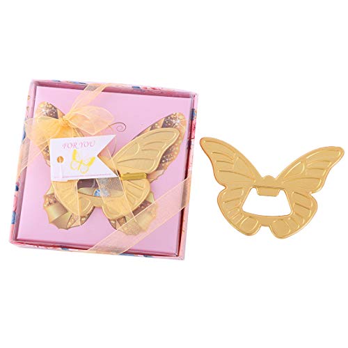 24 pcs Butterfly Bottle Opener Wedding Favors and Gifts with Exquisite packaging Box Wedding Gifts For Guests Wedding Baby Shower Souvenirs Party Supplies by WeddParty(Butterfly,24 pcs)