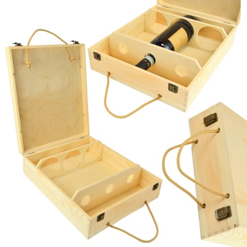 CONTENITORE PORTA BOTTIGLIA 35x29,5x9,5 CM CAPACITA': 3 BOTTIGLIE