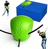 HoldOneLight Golfschwung-Trainingshilfe – Golf-Trainingsball – Einzigartiger Ausrichtungsstabkopf – Hilft beim Trainieren der richtigen Schwungtechnik