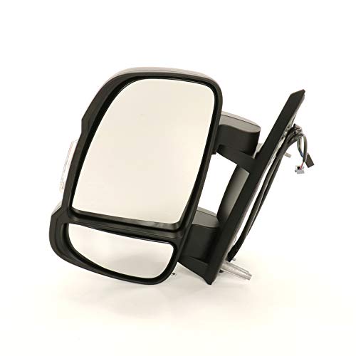 Rétroviseur extérieur gauche Boxer Jumper Ducato III bras court miroir convexe chauffant