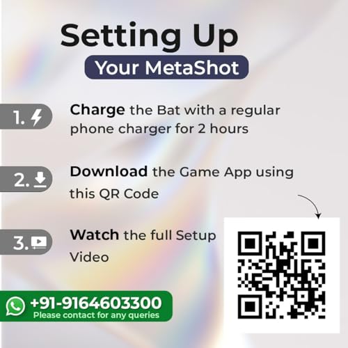 Image of MetaShot Smart Bat (with TV Connector) and VIP Pass