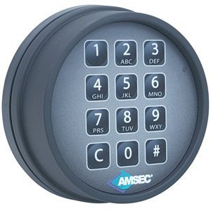 Amsec 0615795 ESL10XL-S Slam Bolt Electronic Safe Lock (Black)