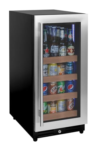 Image of Allavino 15 inch Wide Reserva Series Stainless Steel Right Hinge Beverage Center