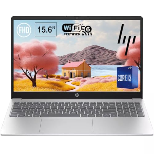 HP 15.6 Inch FHD Laptop | Intel Core 8-Core Processor | 32GB DDR4 RAM, 2TB SSD | Windows 11 Home | Silver | WiFi-6 | 720p True Vison Camera | Anti-Glare | Fast Charge | Intel UHD Graphics 770
