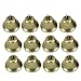 Produktbild VOSAREA Hochzeitsdeko 20 Stücke Kleine Glöckchen Vintage Jingle Bells Bronze Glocke für Windspiel Weihnachtsglocke Weihnachtsdeko Weihnachtsbaum Weihnachtsschmuck 38mm Hochzeitsdekoration