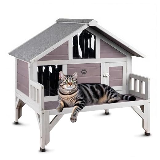 Wooden Outdoor Cat Shelter