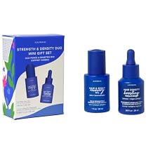 AAVRANI Mini Strengthening Hair Oil & Growth Serum Gift Set, 2-Piece Travel Size Support Fuller-Looking Strands Rosemary + Turmeric Scalp Routine Vegan, Color-Safe for All Hair Types & Textures