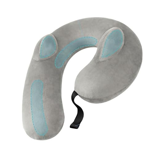 hogtnd Soft Flight Neck Support Full Wrap Pillow for Long Distance Travel Road Trips Inflatable Pillow