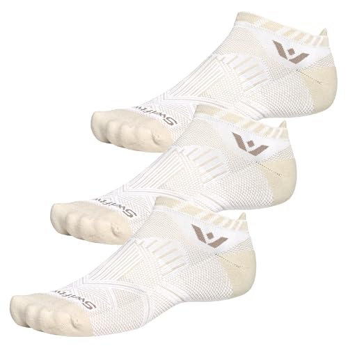 Image of Swiftwick- ASPIRE (3 Pairs) No-Show Running Socks, Cycling Socks, Compression Fit