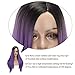 MERISIHAIR Ombre Synthetic Long Straiht Wig for Women
