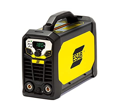 Esab 0700500070 Miniarc Rogue Es 180I Stick Welding System, Dual Voltage Input, Adjustable Hot Start/Arc Force, Stick 6010 Mode, Power Factor Control, Electrodes Up To 5/32", Ip23S Designed #TOP1