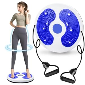 Kikuo Taille-draaien voor fitness, Twist Waist Disc Board Balance Boards,taille-afslanken met buikmachine, buiktrainingsmachine, voetmassage Thuis Fitnessapparatuur makkelijk te gebruiken