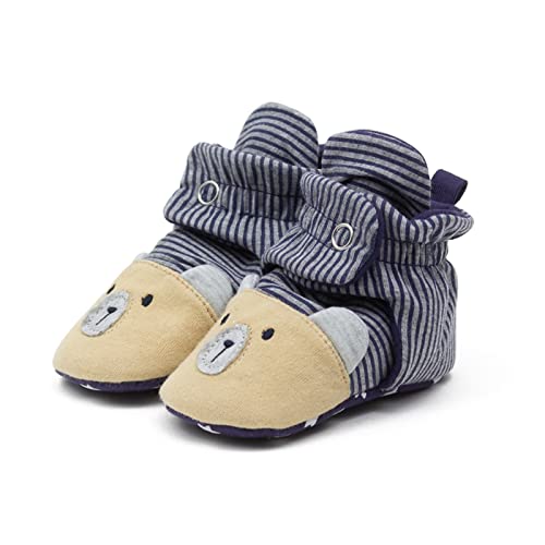 Image of RO + ME Baby Non-Slip Booties with Slip Resistant Soles for Infant/Toddler, Girls, Boys, Unisex, 0-18 Months