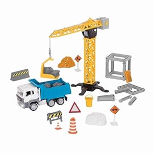 Driven by Battat 62-teiliges Baustellen Spielset