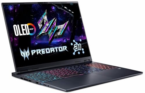 Image of EXCaliberPC (2025) Predator Helios Neo 16S AI Gaming Laptop (Intel Core Ultra 9 275HX, 96GB RAM, 2X 2TB NVMe SSD, NVIDIA GeForce RTX 5070Ti, 16 inch QHD+ 240Hz OLED, Windows 11) - PHN16S-71-98RF