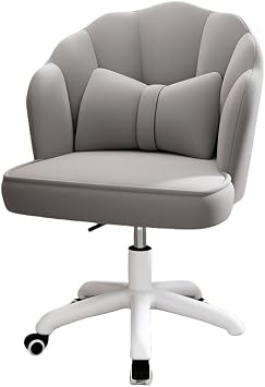 Office Chair, Desk, Computer Rotation, 360 Degree Rotation, Elevating Function, President Chair, Lumbar Cushion, Office Chair, Caster Included, Telework, Compact, Home Office, Study, Work From