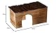 Trixie 61974 Natural Living Haus Grete, geflammt, 35 × 18 × 20 cm