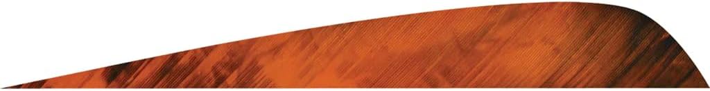 50-Pk. Gateway Fletching Feathers 4 inch Left Wing in Orange