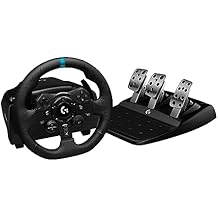 Logitech G923 Racing Wheel and Pedals, TRUEFORCE up to 1000 Hz Force Feedback, Gaming Steering Wheel PS5, PS4, PC, Mac, Gen