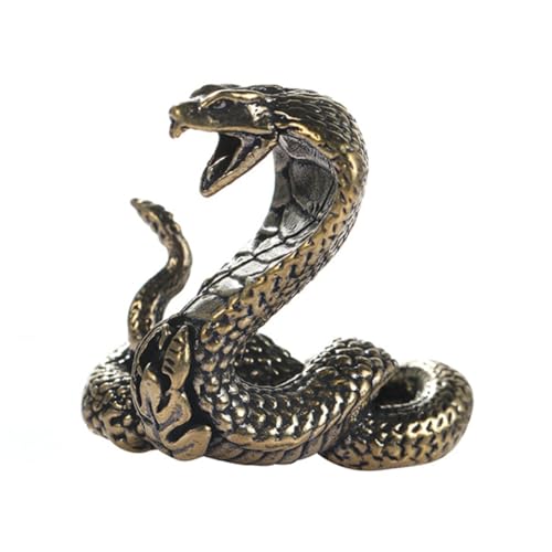 Figurine de serpent en laiton pour créer une ambiance zen sur votre bureau de maison