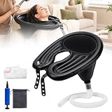 Aufblasbares Haarwaschbecken, Mobiles Shampoo Becken aus PVC