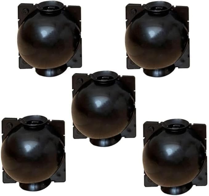Wpppan 5 Pcs Small Reusable Plant Rooting Ball, Black Device -Air Layering Pods - High-Pressure Propagation Ball Rooter Box for Garden -Reusable Plant Rooting Device Grow Box