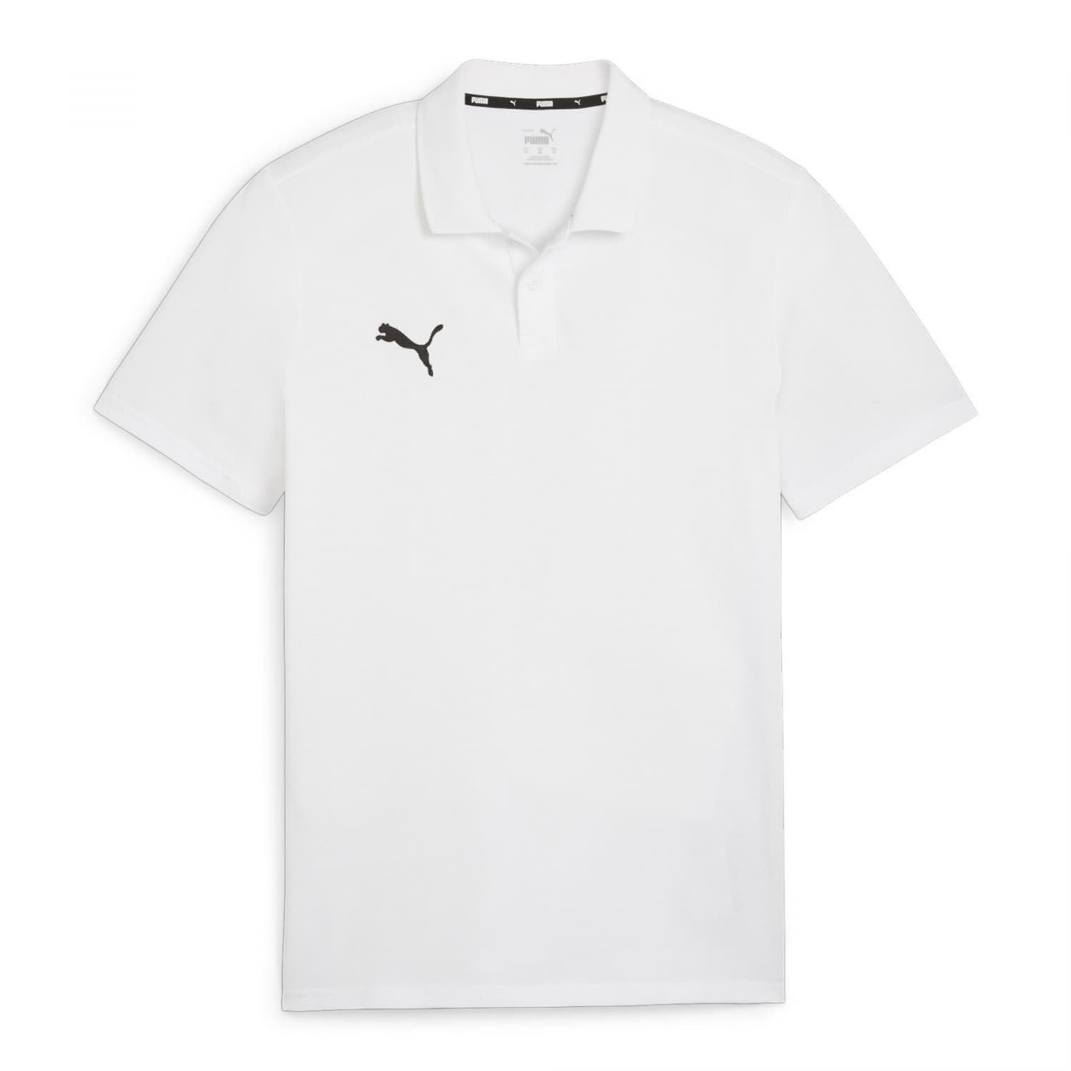 Puma Herren Teamgoal Casuals Polo, Puma White-Puma Black, S EU